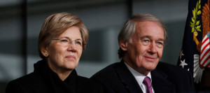 Elizabeth Warren a Ed Markey, senátoři za Massachusetts